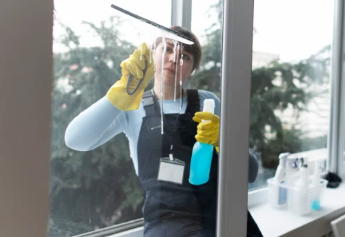 Nettoyage de vitres intérieures et extérieures à Perrier